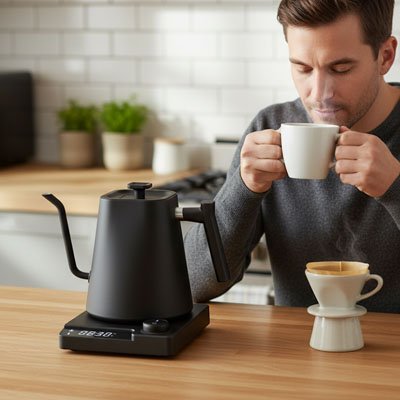 Petite bouilloire électrique